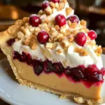 No-Bake Cranberry-Butterscotch-Torte – Festlicher Genuss!