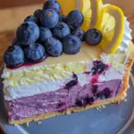 Käsekuchen ohne Backen mit Zitrone und Blaubeeren – Cremige und fruchtige Verführung