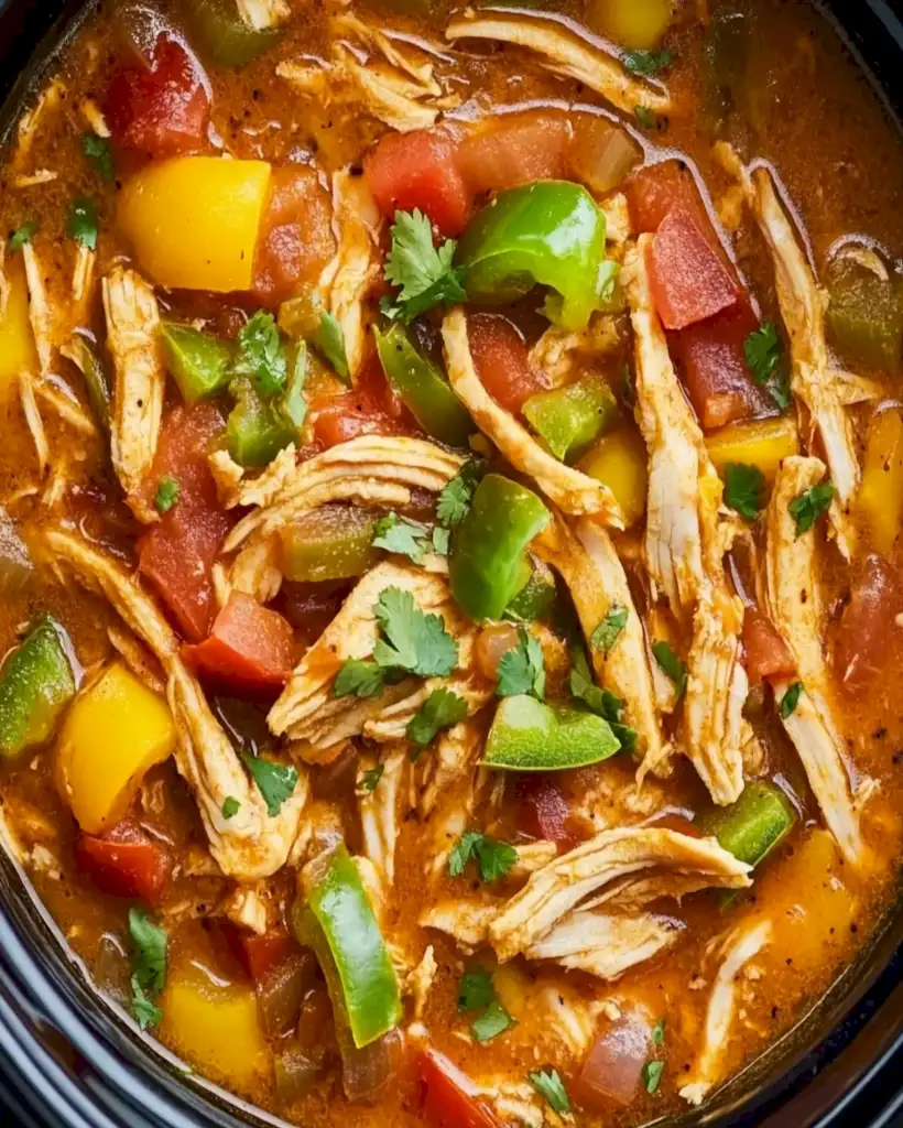 Langsam Kochtopf Hähnchen Fajita Suppe – Herzhaftes, Einfaches Rezept