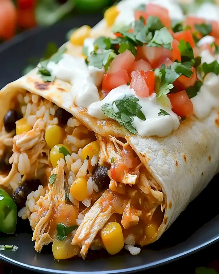 Schmackhafte Überbackene Hähnchen-Burritos – Ein Rezept aus der Tex-Mex-Küche