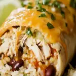 Überbackene Honig-Limetten-Hähnchen-Burritos – Ein einfaches Rezept