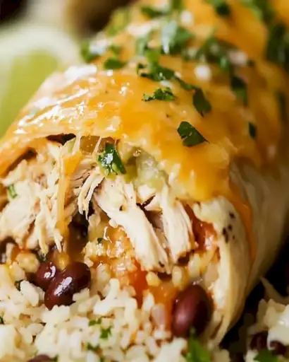 Überbackene Honig-Limetten-Hähnchen-Burritos – Ein einfaches Rezept