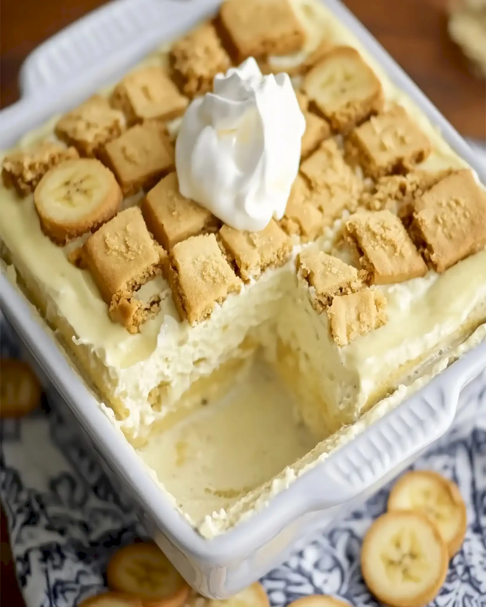 Rezept für Bananenpudding mit Southern Chessmen-Keksen